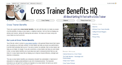 Desktop Screenshot of crosstrainerbenefitshq.com